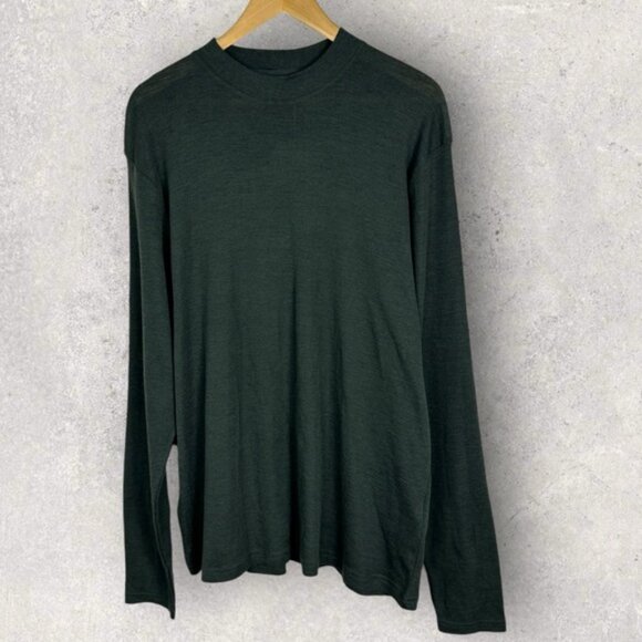 NWT Samsoe 50% Merino Wool 50% Bamboo Green Lightweight Sweater Mens Size XXL - Picture 12 of 12